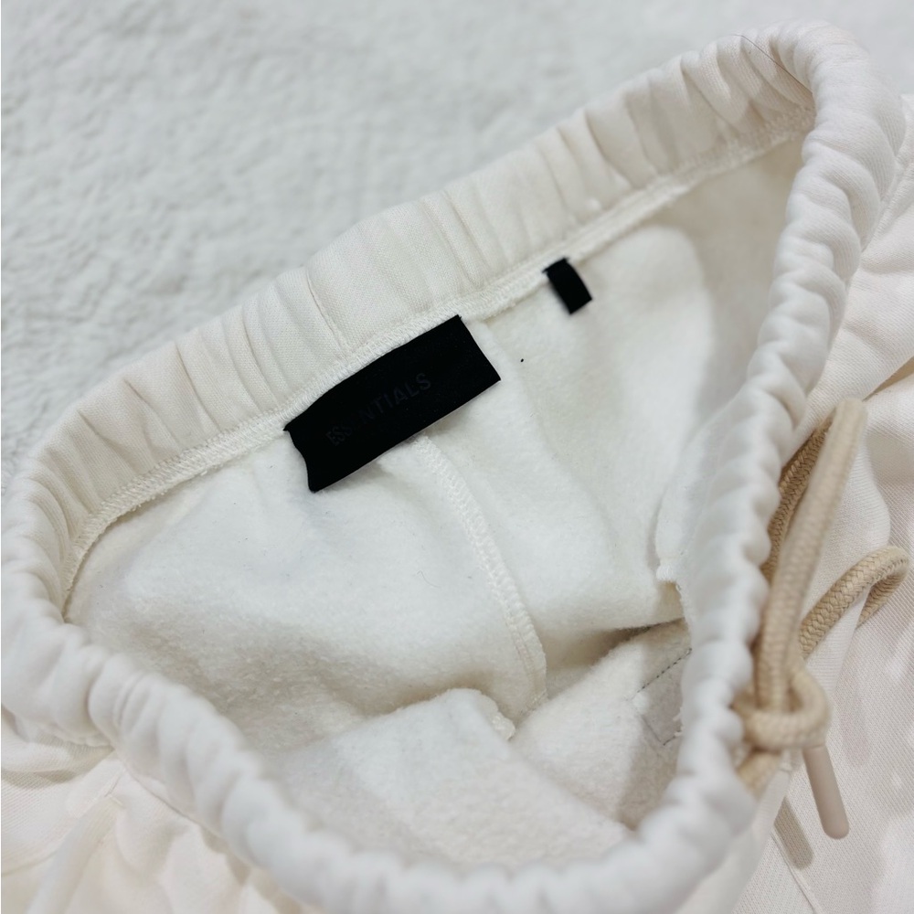 Essentials Cream Drawstring Sweatpants - image 3